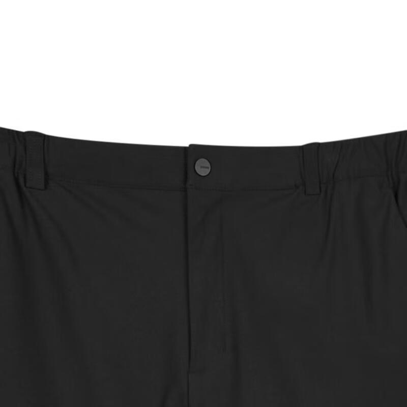 Skechers Solid Color Comfortable Breathable Moisture-Wicking Quick-Dry Casual Shorts Men shorts Carbon-Black L224M014-0018