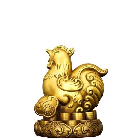 12 Chinese Zodiac Animal Figurines Set Pure Copper Rat, Ox, Tiger, Rabbit, Dragon, Snake, Horse, Goat, Monkey, Rooster, Dog,Pig