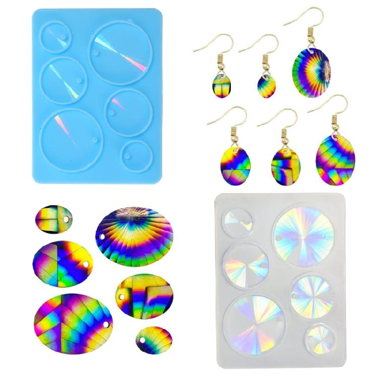 Silicone Mold for Epoxy Casting DIY Craft Rhombus Pendant Decoration Mold Tool
