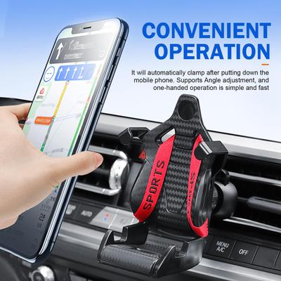 Auto Handyhalterung Rennsitzform Auto Lüftungsschlitz Handyklemme 360 Grad Drehbar Auto Handyhalter für Autoinnenraum