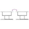 Wall Shelf Concrete Grey 80 x 15 x 50.5 cm Engineered Wood