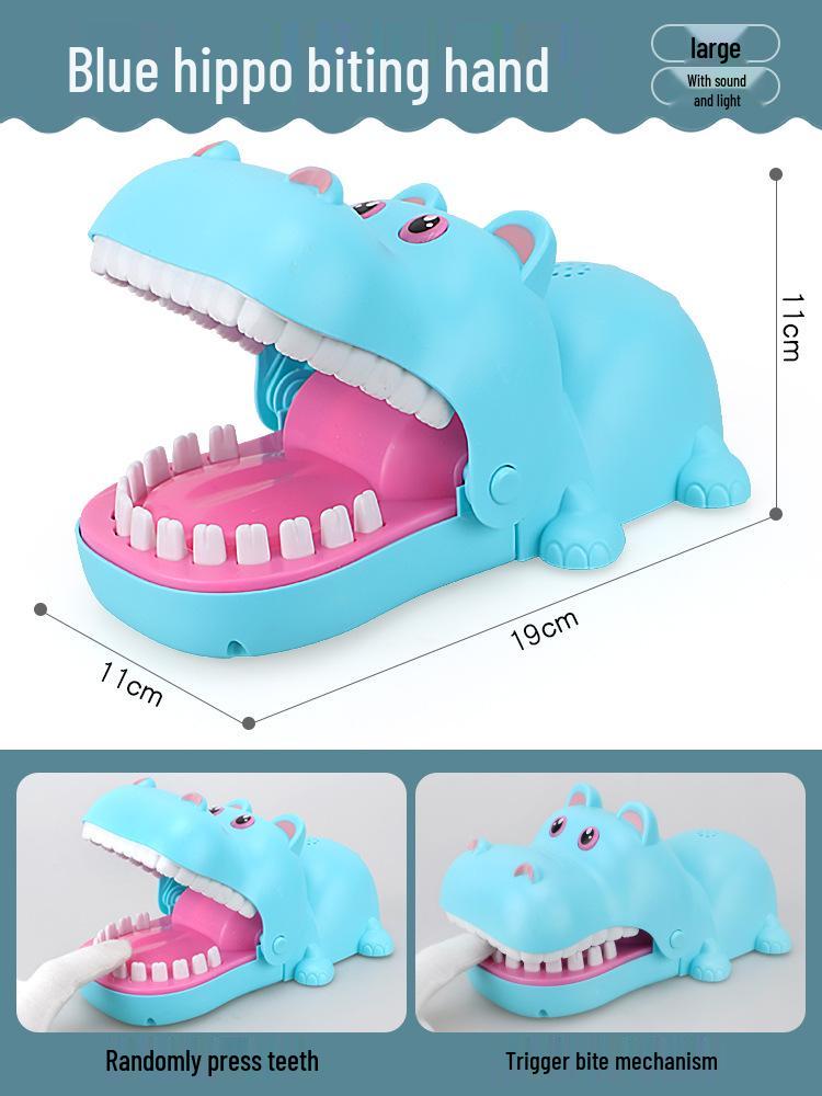 Dinosaurier Krokodil Handbeißspielzeug: Großes lustiges Streichspiel für Kinder