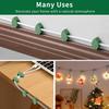 Plant Wall Clips Acrylic Adhesive Sticker Plant Climbing Wall Fixture Clips Plant Fixer Invisible Wall Vines Fixing Clips