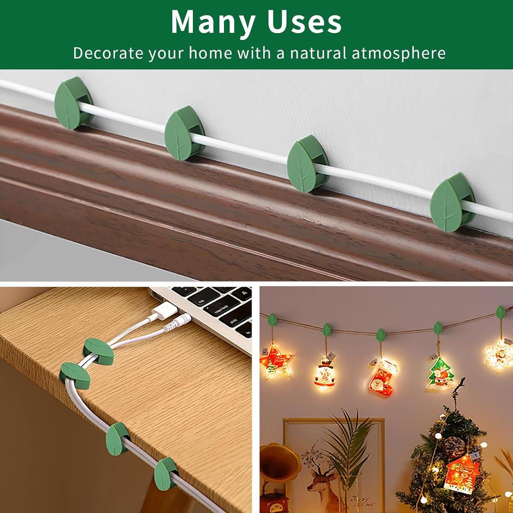 Plant Wall Clips Acrylic Adhesive Sticker Plant Climbing Wall Fixture Clips Plant Fixer Invisible Wall Vines Fixing Clips