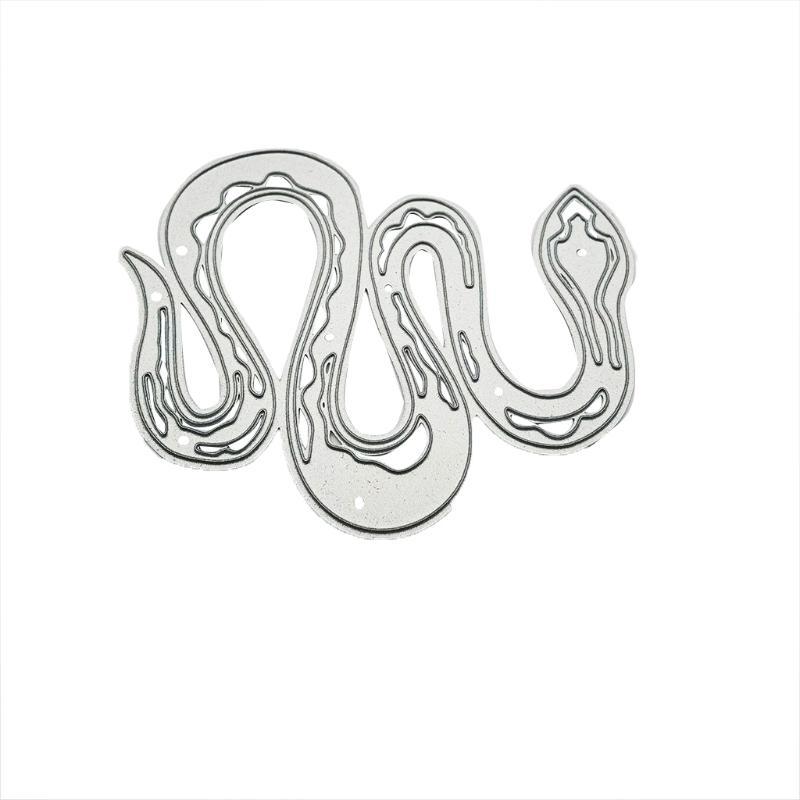 Curved Snake Metal Die Cuts Cutting Dies Cut Stencils for DIY Embossing Paper