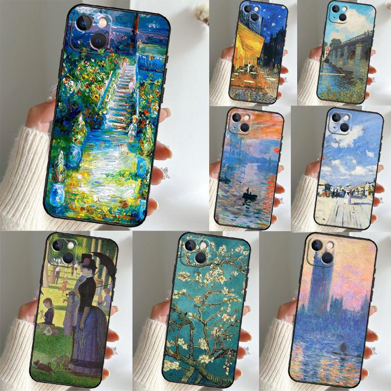 Famous Paintings For Huawei Nova 10 9 SE 12i 12s 11i 8i Y90 Y60 Y70 Y72 Y73 Y61 Y91 P30 P40 Lite P60 Pro Case