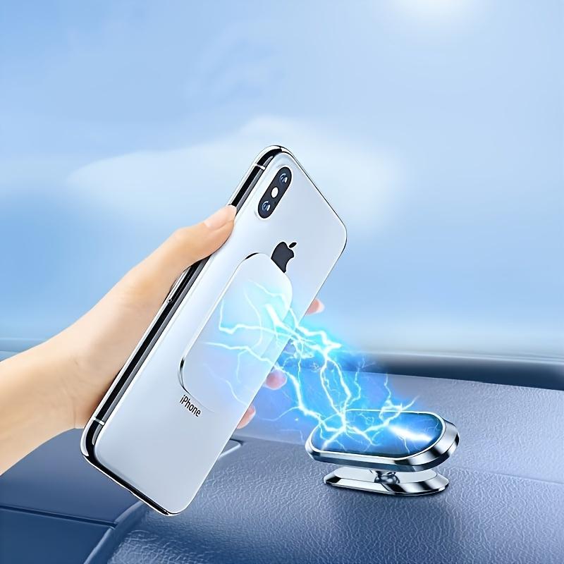 Universal Magnetic Car Mount Durable Aluminum Alloy, Waterproof & Shockproof, 360-Degree Adjustable for Dashboard