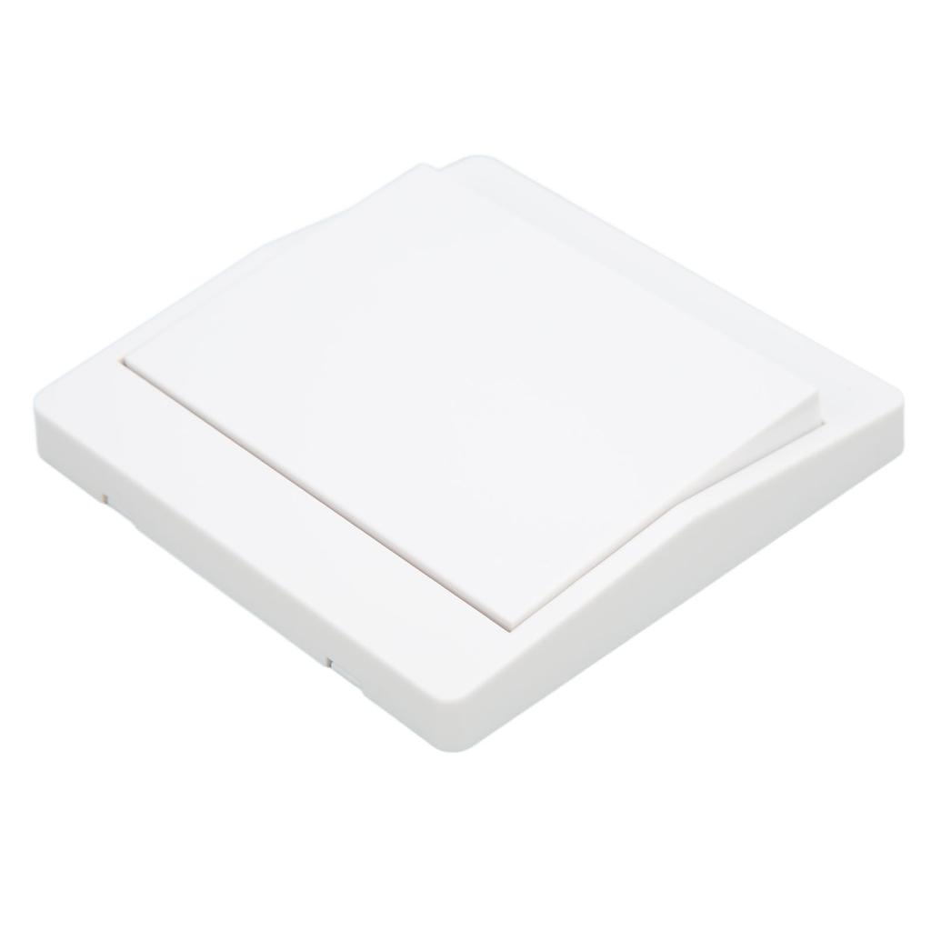 Wireless Light Switch 86 433MHz Self Powered Remote Control Battery Free Wall Switch White