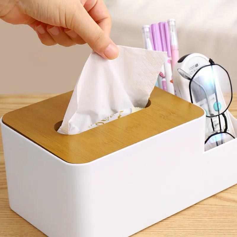 Desktop Tissue Paper Box Home Living Room Dining Room Napkins Coffee Table Remote Control Storage Box Miscellaneous Sorting And Storage