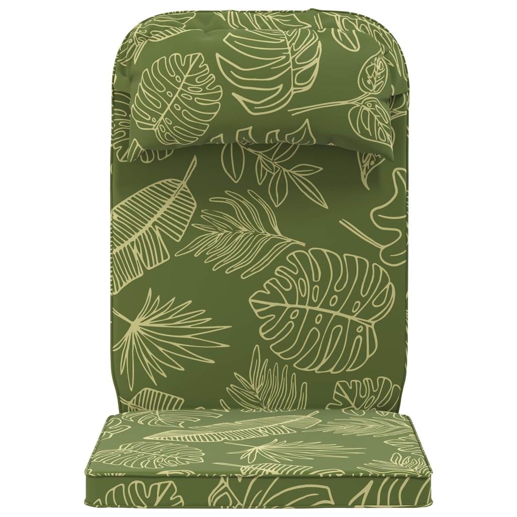 Sun Lounger Cushion 100percent  Polyester Leaf Design