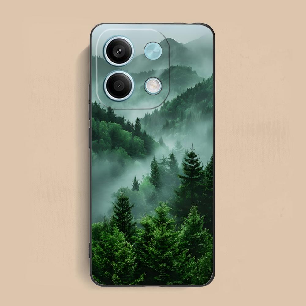 Mountain Forest Mobile Phone Case for Xiaomi Redmi 15 14 13 12 A5 3 2 1 C Plus 4G 5G Colorful Printing Cover Luxury Cover Pretty