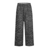 Pantaloni Casual alla Moda da Donna con Stampa Texturizzata, Tasche e Vita Elasticizzata.