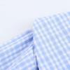 Spring 2025 Women's Sweet Plaid Tie-Collared Short Shirt