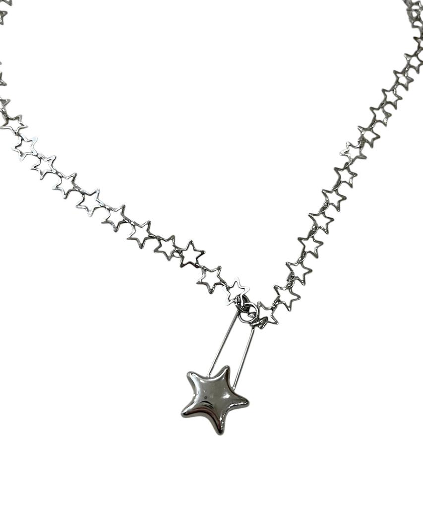 Sk8Er Rock Star Star Surgical Steel Necklace