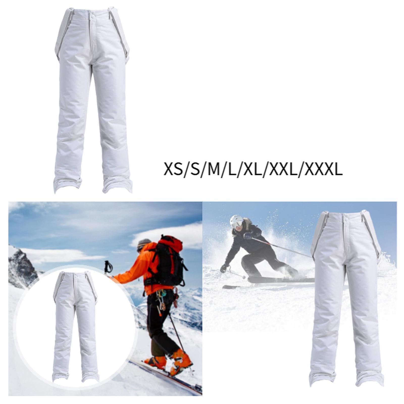 

Snowboard Pants Ski Bib Lightweight Full Length Snowboard Sled Skiing Insulated Ripstop Outdoor Water Resistant Skiing Pants XS