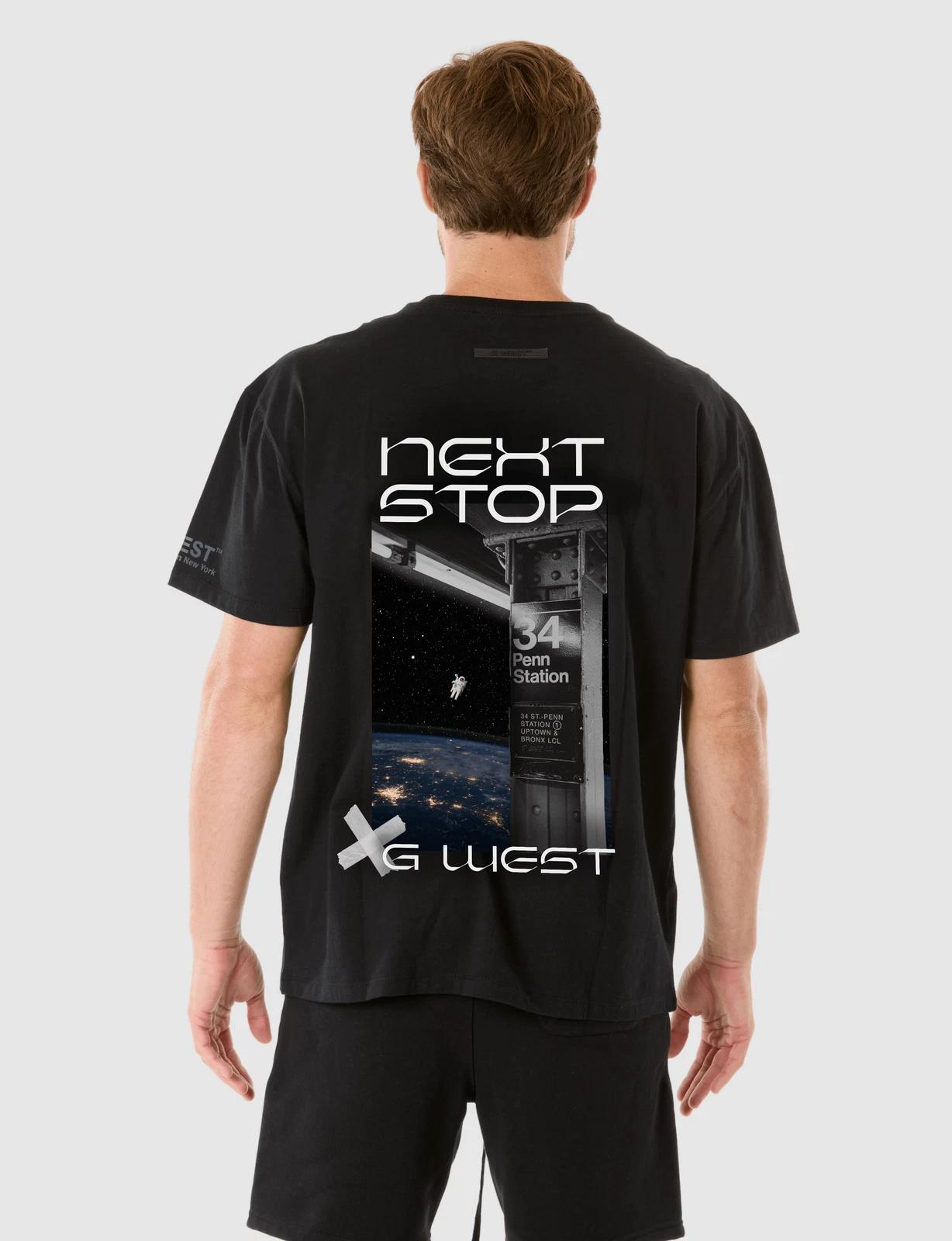 G WEST PENN STATION T-SHIRT - JET BLACK M