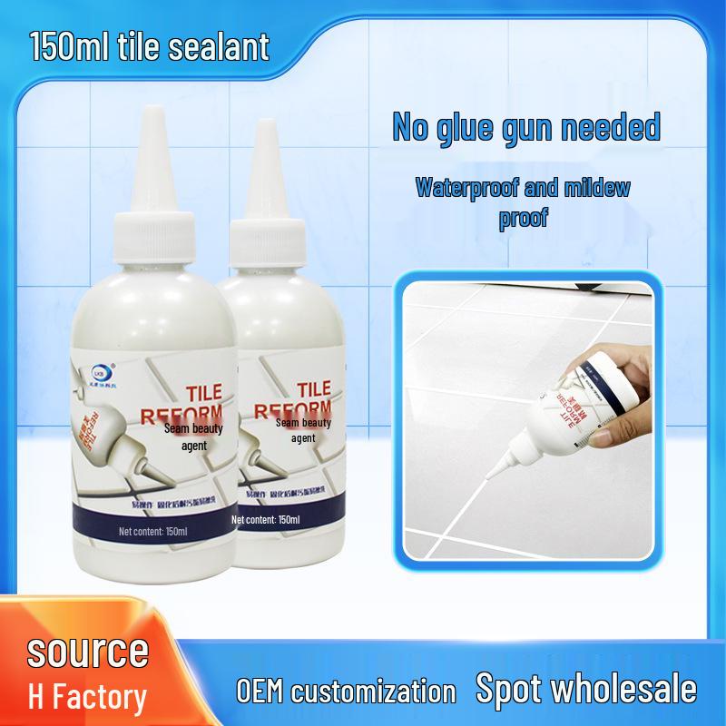 Water-based Tile Sealant: Mildew-Proof, Waterproof Filler for Floors and Walls