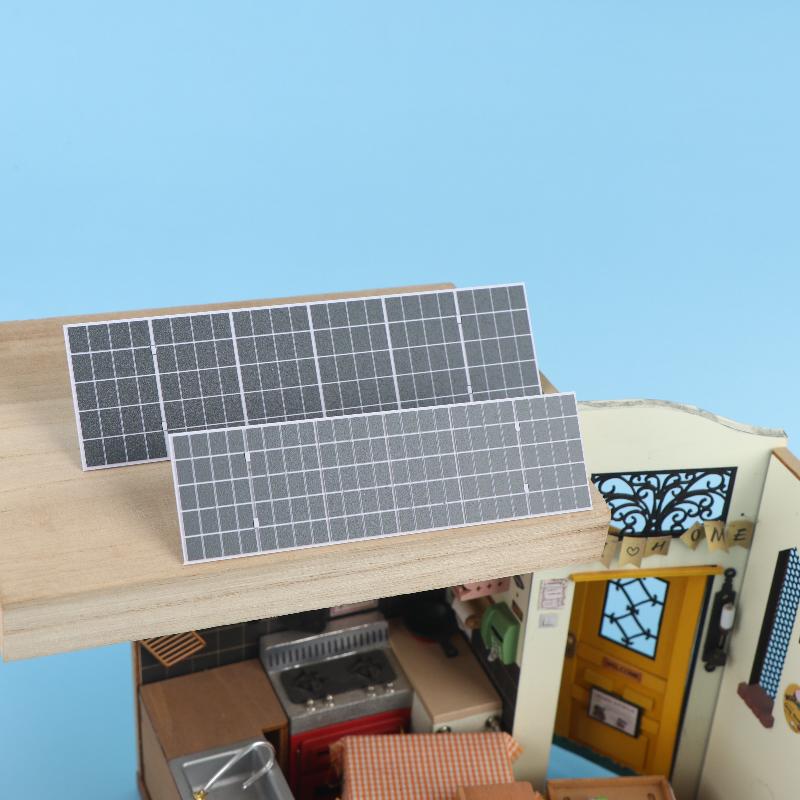 Scale 1:64 1:87 Simulation Solar Energy Model Diy Making Architecture Building Layout For Diorama Can'T Generate Electricity