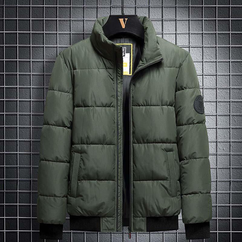 Übergröße Gefütterte Jacke Herrenjacke Herbst und Winter Locker Herren Freizeit Gefütterte Jacke Herren Dick Gefütterte Jacke Herren