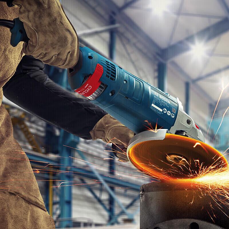 Bosch GWS2200-230 Industrial Angle Grinder CN Plug (adapter Included)