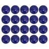 20Pcs Lapis Lazuli Cabochon Stone Half Round Beads 8mm Flat Back Dome Cover for DIY