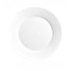 ZISIZ White Ceramic Dinner Plate
