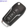 Jingyuqin 3 Tasten Modifizierte Klappauto Fernbedienung Schlüsselhülle für Ford Mondeo Focus Fiesta C Max S Max Galaxy Fob Keyless Entry Gehäuse