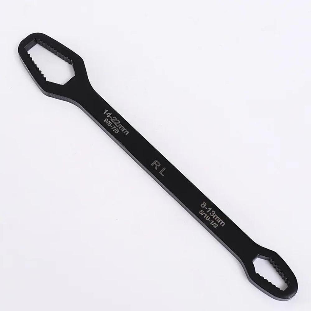 Multifunctional Wrench Set with Three Sides Toothed Thickening and Rust PreventionLarge Openin Multifunctional Manual Tool