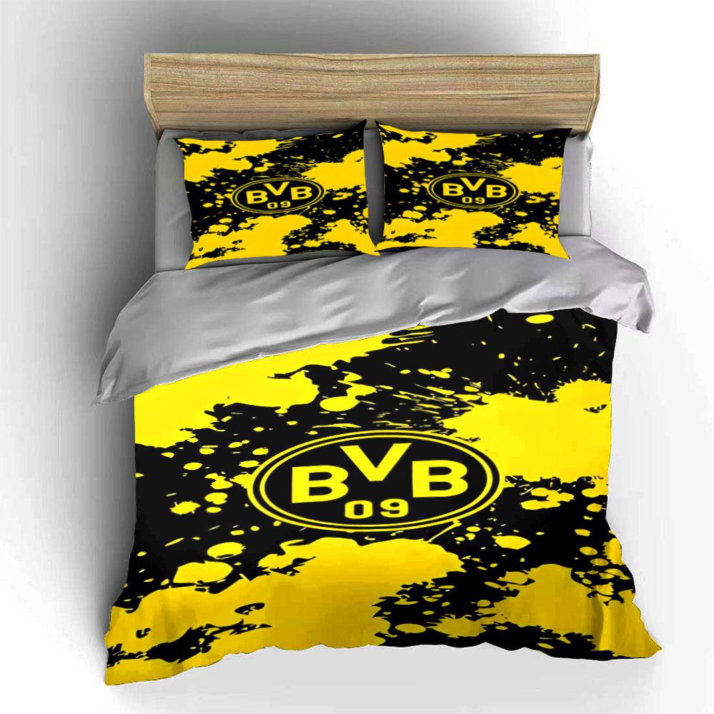 Yellow splatter, "BVB 09". Bedding sets Duvet cover sets Duvet covers Pillowcases(1 * Duvet Cover 2 * Pillowcases without duvet insert)