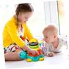 HANABASS Baby Stapelringe Spielzeug mit Licht & Ton, Musikalisches Krabbel-Lernspielzeug, Schildkröte & Ringe Pädagogisches Entwicklungsspielzeug für Jungen Mädchen