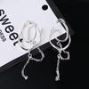 No Pierced Punk Chain C Shape Clip On Earrings Korean Ear Cuff Dangle Earrings Women Ear Clip