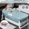 1.15m/1.38m New Large Bathtub Adult Children's Folding Tub Massage Adult Bath Barrel Steaming Dual-use Baby Tub Home Spa Home Sauna