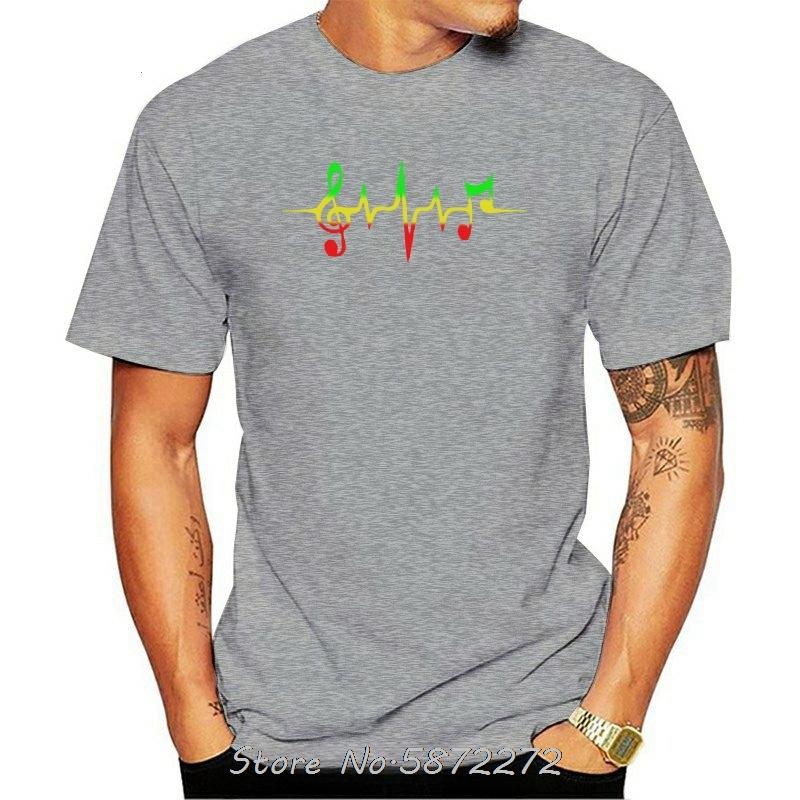 

Music Pulse Reggae Sound Wave Rastafarian Jah Jamaica Rasta Cotton Tshirt Unisex T Shirt Fitness Tshirt Tees Mens Clothing S