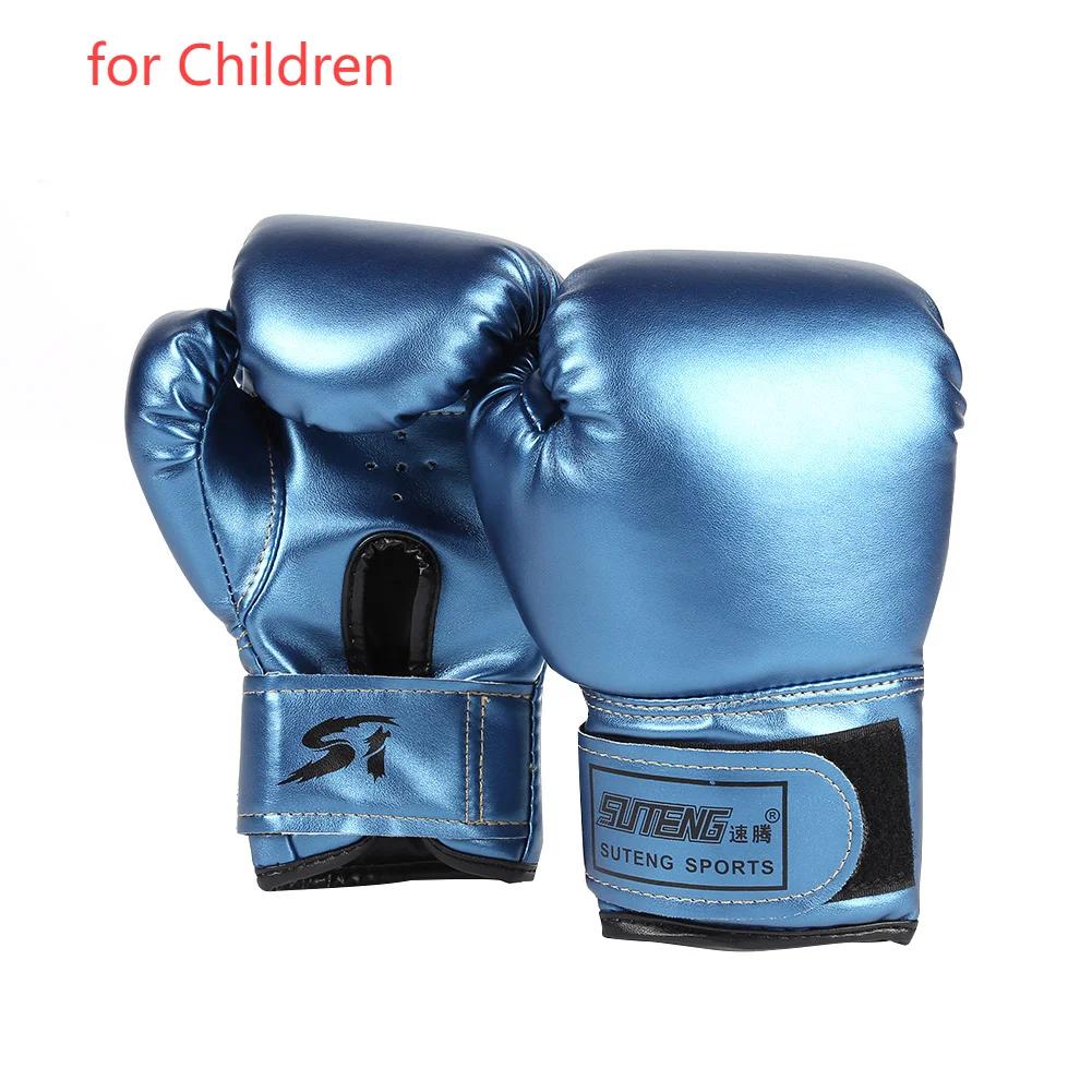 PU Boxing Gloves Fighting Kick Boxing Gloves Karate Muay Thai Training Workout Kickboxing Gloves Taekwondo Protector Adult Child