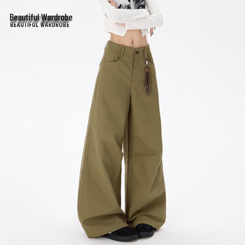 Women's Loose Fit High-Waist Wide-Leg Casual Pants