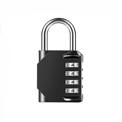 Cadenas à combinaison mécanique à 4 chiffres, sans clé, antivol, en alliage de zinc, universel, pour armoire