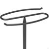 Simple Bath Towel Stand Desktop Holder Freestanding Round Base Bar Bathroom Rack