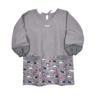 Kappo Abierto de Cinta para Mujer 247559 Gris [Kusuguru Japón] M-L