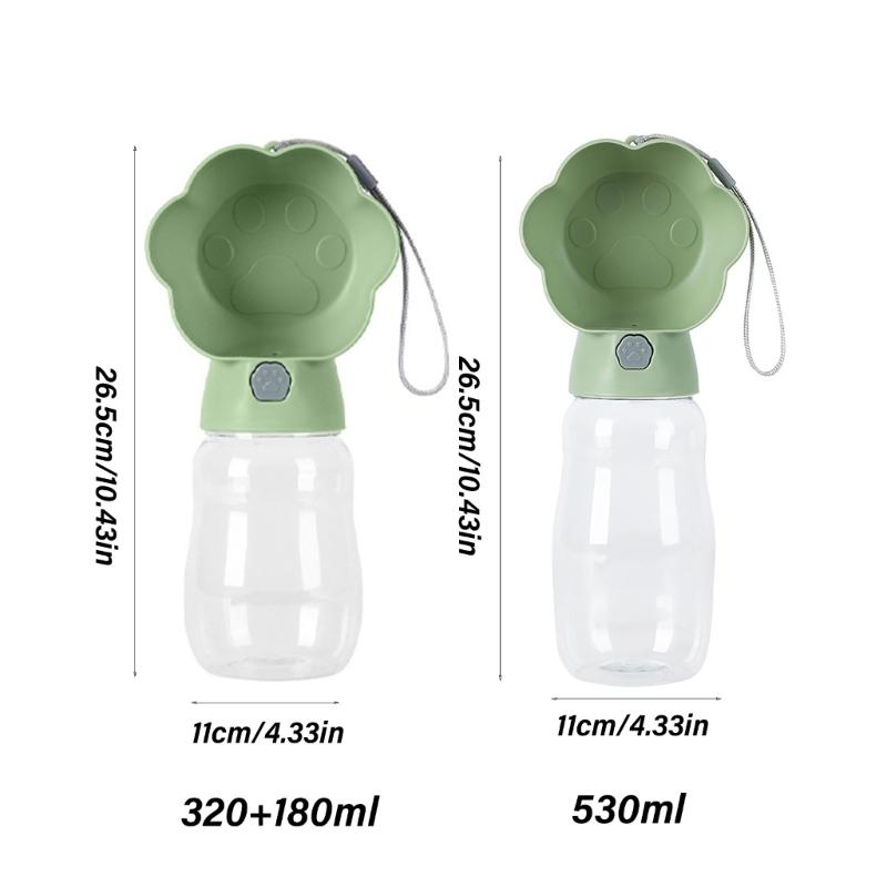 Dog Water Bottle Water Dispenser Drinking Bowl for Outdoor Walking Travel Drinking Bottle Water Container