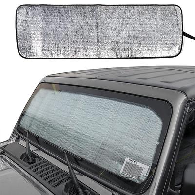 Solskydd för vindruta för Jeep Wrangler TJ JK JKU 1997-2018 JL JLU 2018-2024+ Gladiator JT 2020-2024+ Solskydd Värmeskydd