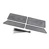 For Haval H6 3rd Gen 2021 2022 2023 2024 GT HEV PHEV Car Middle Insect Screening Mesh Front Grille Insert Net Anti-Mosquito Dust