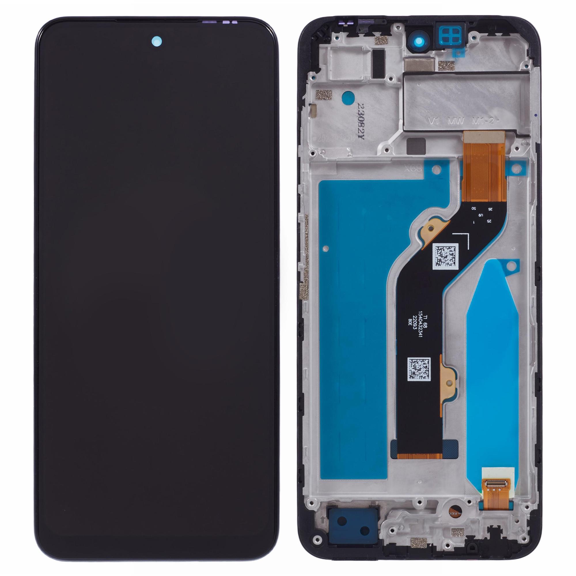 

For Infinix Hot 30 Play X6835B Grade C LCD Screen and Digitizer Assembly+Frame Replacement Part (Without Logo) Type A