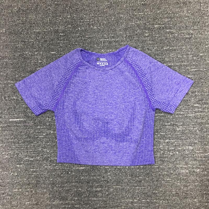 Nahtloser Yogaanzug für Damen: Langärmeliges Punkt-Top & Hochtaillierte Hüfthebende Hose