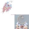 Glowing In Dark Beads Star Moon Dreamcatchers for Islamic Eid Festival Ornament HX6C