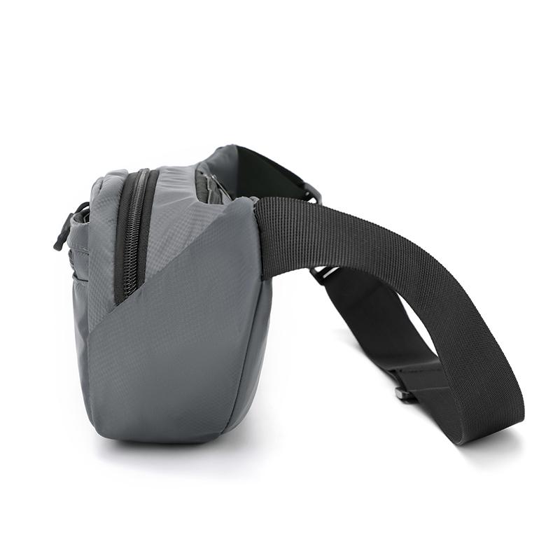 Pánská crossbody taška s velkou kapacitou, ledvinka, multifunkční náprsní taška