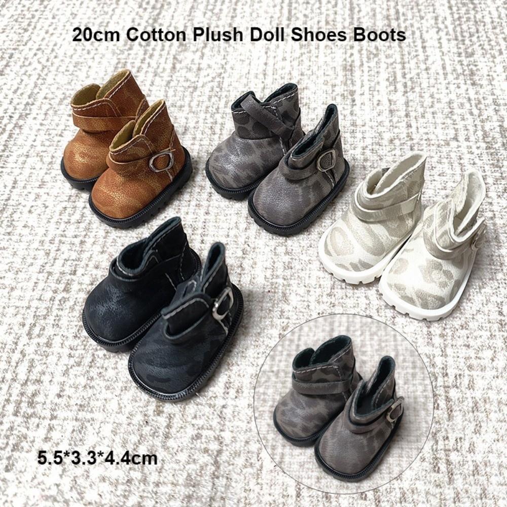 Fashion Doll Colorful Boots PU DIY Doll Gift Toys Doll Clothes Accessories  20cm Cotton Doll
