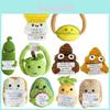 Whimsical Potato Plush Toy In Energetic Yellow And Green Colors Perfect For Kids' Decor
