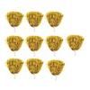 10PCS Pompones de Animación con Mango Recto Reutilizables Efecto Flash Plástico Pompones de Animación Bola