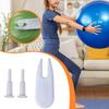 2x Gymnastikball-Stopfen Yoga Luftstopper Praktisch Weiß Kurz mit Entferner