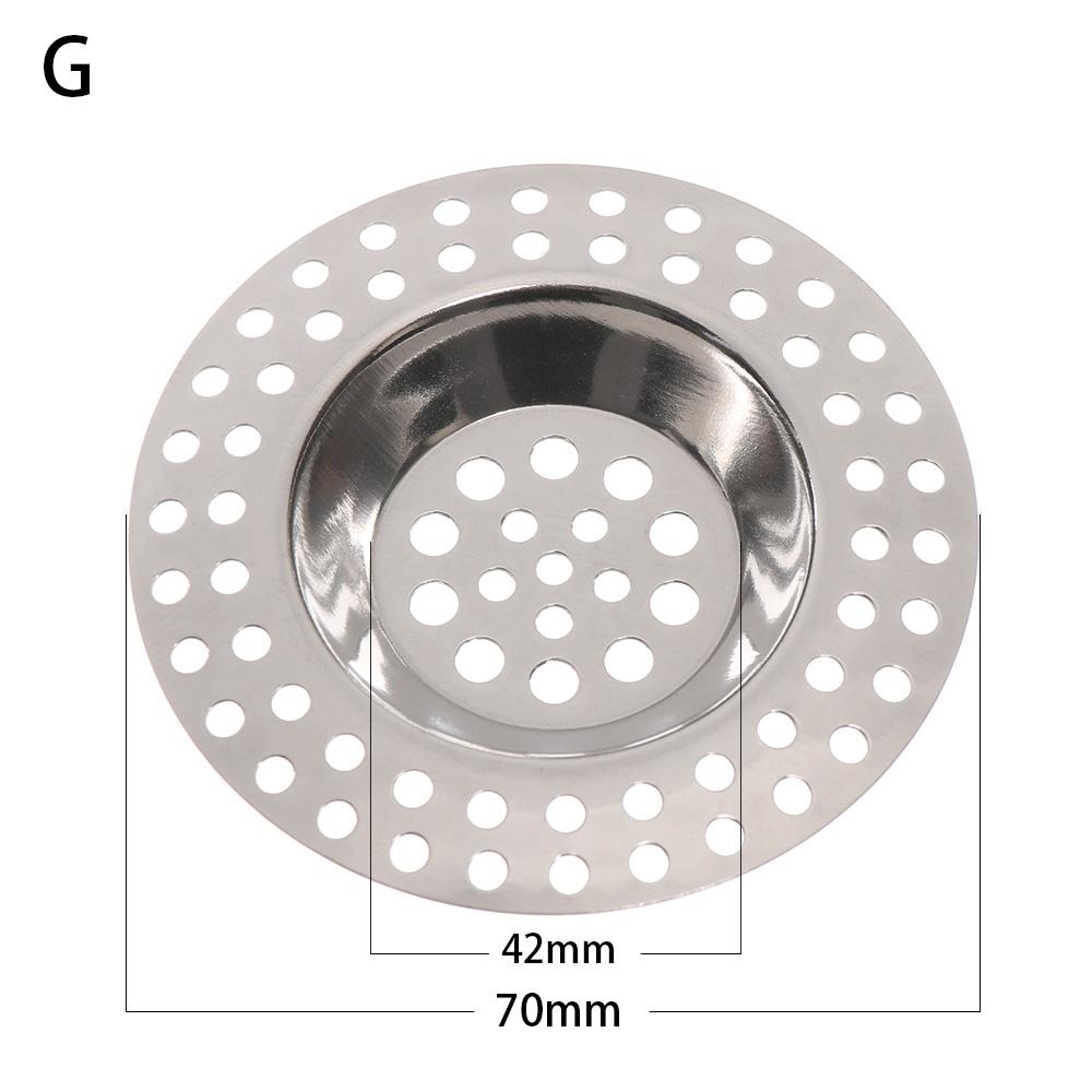 2PCS Strainer Bath Basin Drain Hair Clean Up Mesh Trap Filter Kitchen Sink with Large Wide Rim Catcher Cover Cap Plug Wholesale